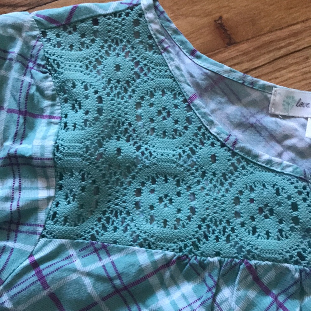 Plaid Pattern Top